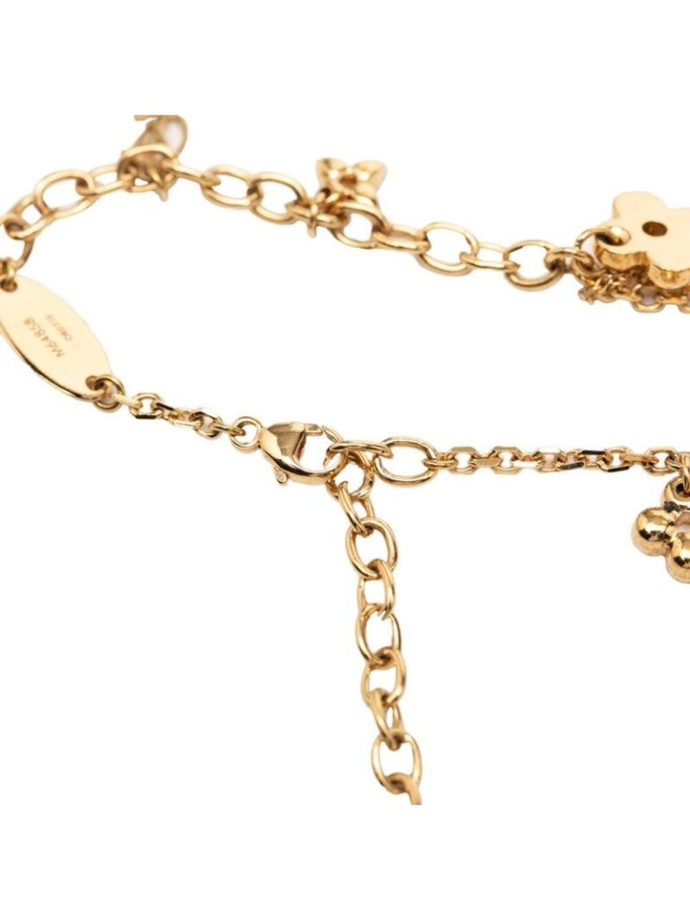 Louis Vuitton Bracelet Blue Ming Chain Gold Plated - Picture 4 of 6
